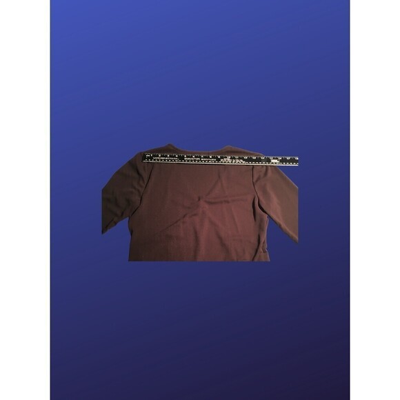 𝅺sigrid OLSEN Surplice Wrap Top, CHOCOLATE BROWN, Women’s Size X-Small, NWOT - Picture 7 of 8
